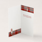 Berger australien Chien de Noël Plaid Holiday (Inside)