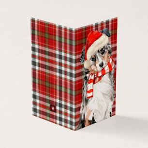 Berger australien Chien de Noël Plaid Holiday