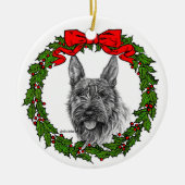 Berger Picard Art van Glenda S. Harlan Keramisch Ornament (Voorkant)