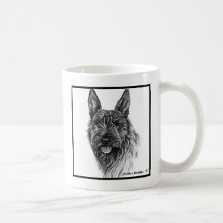 Berger Picard Dog Art van Glenda Harlan Koffiemok