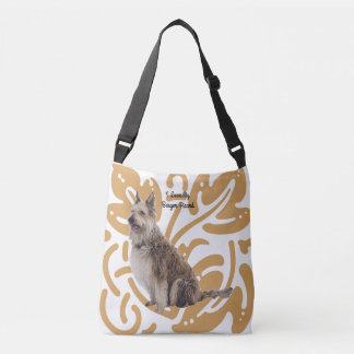 Berger Picard op oude gouddruk Crossbody Tas