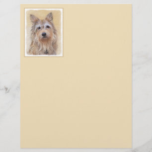 Berger Picard Painting - Cute Original Dog Art