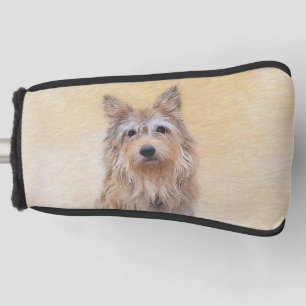 Berger Picard Painting - Cute Original Dog Art Golfheadcover
