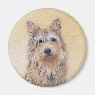 Berger Picard Painting - Cute Original Dog Art Magneet