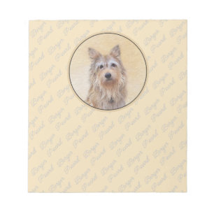 Berger Picard Painting - Cute Original Dog Art Notitieblok
