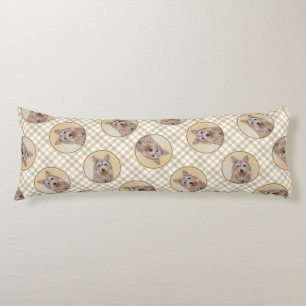 Berger Picard Shepherd Dark Fawn Schilderij Dog Ar Lichaamskussen