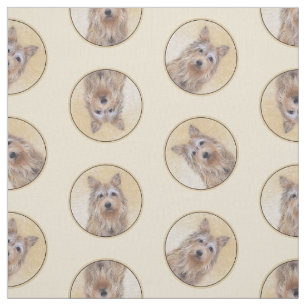 Berger Picard Shepherd Dark Fawn Schilderij Dog Ar Stof