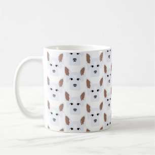 Bergers blancs allemands sur Mug