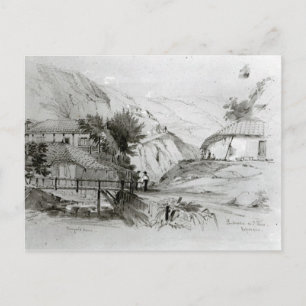 Berger's House, Valparaiso, 1834 Briefkaart