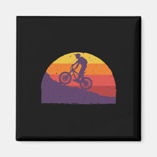 Bergfiets Kunst Voor Mannen Vrouwen Mtb Fietser Be Magneet