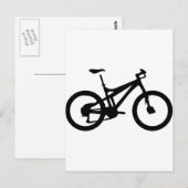 Bergfietstofiets Briefkaart (Voorkant / Achterkant)