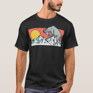 Berggeit Outr Natuur Wandelen Minimalis T-shirt