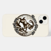 Berggeit Steenbok nooit opgeven Case-Mate iPhone Case (Achterkant (horizontaal))
