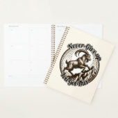 Berggeit Steenbok nooit opgeven Planner (Display)