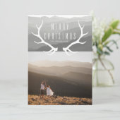 Berggewei | Kerstfoto Feestdagenkaart (Staand voorkant)