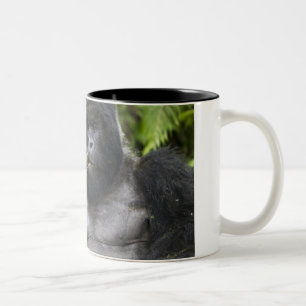Berggorilla en Zilverruggorilla Tweekleurige Koffiemok