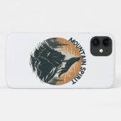 Berggrootheid Wolf Huilt op de Piek Case-Mate iPhone Case (Achterkant (horizontaal))