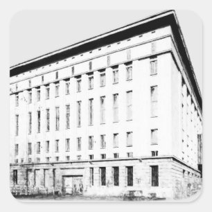Berghain Vierkante Sticker