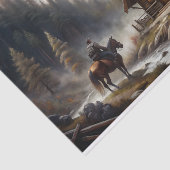 Berghut Decoupage Tissuepapier (Detail)