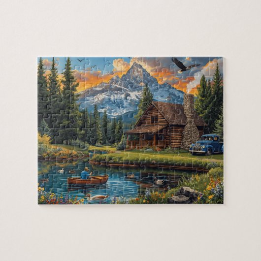 Berghut Ochtendrust Legpuzzel (Horizontaal)