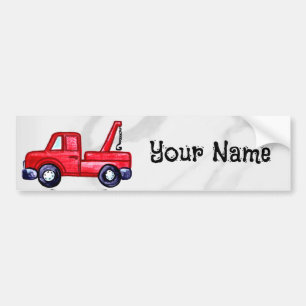 Bergings sleepwagen bumpersticker