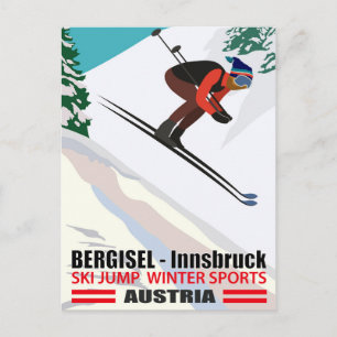 Bergisel - Innsbruck, Schansspringen in Oostenrijk Briefkaart