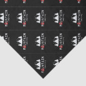 bergkamperen tissuepapier (Detail)