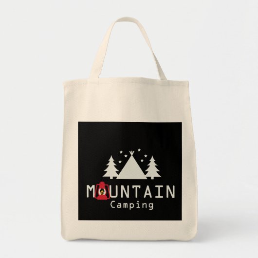 bergkamperen tote bag (Voorkant)