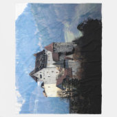 BERGKASTEEL FLEECE DEKEN (Voorkant)