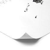 Bergklimmer Geloof in jezelf Poster (Hoek)