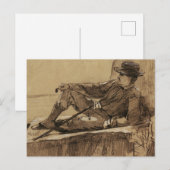 Bergklimmer Resting by Winslow Homer Briefkaart (Voorkant / Achterkant)