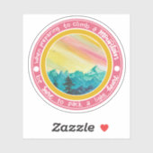 bergklimsticker sticker (Vel)