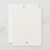 Bergland - Lila landschap in het veld RSVP Kaartje (Achterkant)