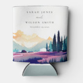 Bergland - Lila velden - Landschap Weduwschap Blikjeskoeler (Voorkant)