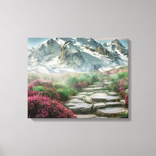 Berglandschap Canvas Afdruk (Voorkant)