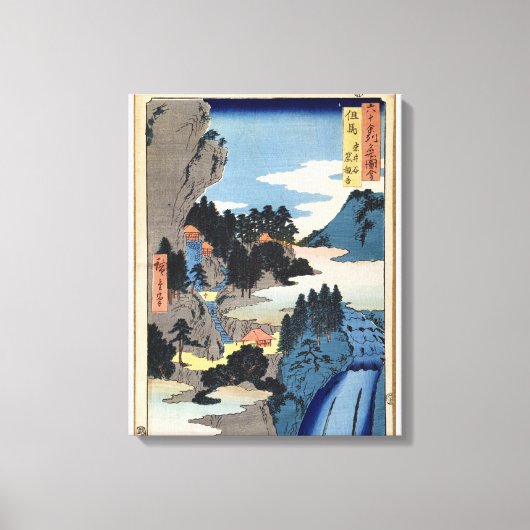Berglandschap Canvas Afdruk (Voorkant)