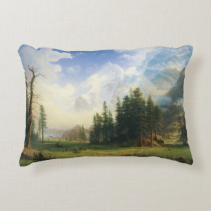 Berglandschap door Albert Bierstadt Decoratief Kussen