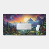 Berglandschap, Dromig Bos Design No. 327 Bureaumat (Keyboard & Muis)