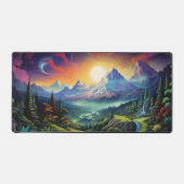 Berglandschap, Dromig Bos Design No. 327 Bureaumat (Voorkant)