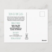 Berglandschap Essential Oil Class Invitation Briefkaart (Achterkant)