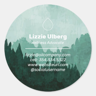Berglandschap Etherische olie Zakelijke Stickers