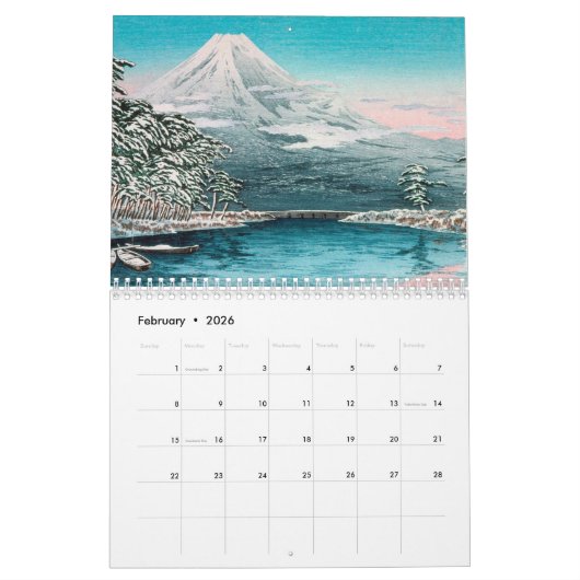Berglandschap Fine Art 2024  stijl Kalender (Feb 2026)