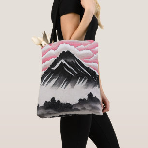  berglandschap in de Japanse kunst Draagtas