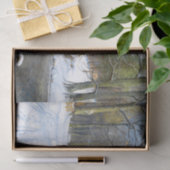 Berglandschap in de winter, ontkoppeling tissuepapier (Geschenk)