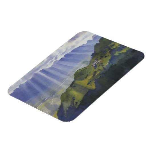 Berglandschap in Zwitserland Magneet (Linkerzijde)