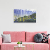Berglandschap in Zwitserland (Serebriakova) Canvas Afdruk (Insitu (Woonkamer))