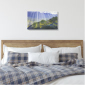 Berglandschap in Zwitserland (Serebriakova) Canvas Afdruk (Insitu (Slaapkamer))