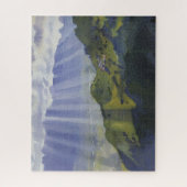 Berglandschap in Zwitserland (Serebriakova) Legpuzzel (Verticaal)