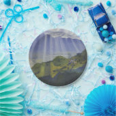 Berglandschap in Zwitserland (Serebriakova) Papieren Bordje (Feest)