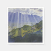 Berglandschap in Zwitserland (Serebriakova) Servet (Voorkant)